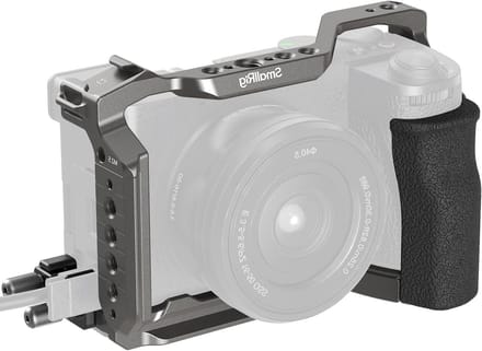 Quick Release Cage Kit voor Sony Alpha 6700 met Meerdere Montageinterfaces, Arca-Swiss en HDMI Kabelklem