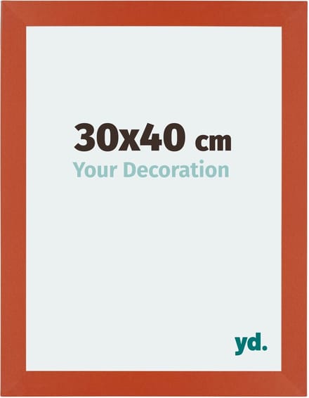 Your Decoration - Fotolijst 30x40 cm - MDF - Oranje - Mura