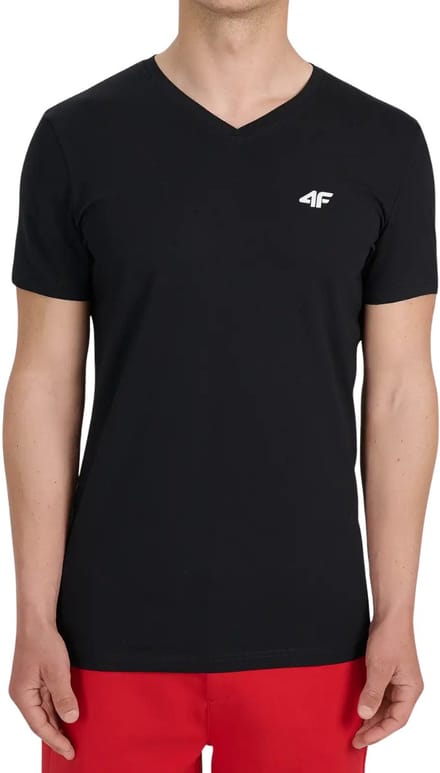 4F T-shirt Heren Zwart - Maat S