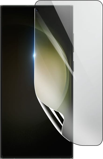 3mk, Geschikt voor Samsung Galaxy S23 Ultra, Schokbestendige Hydrogel Screenprotector, Transparant