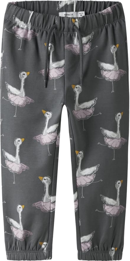 NAME IT - NMFSWANA SWEAT PANT BRU - Meisjes - Broeken