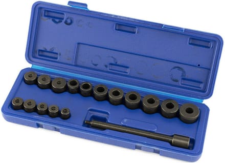 Koppeling centreerset - Centreerpen met adaptors - centreerset - koppelingcentreerset - 17 delig - ASTA