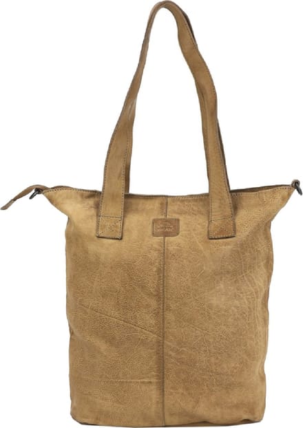 Bear Design Juul Leren Shopper - Taupe