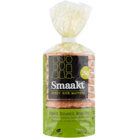 Spelt mueslikoeken biologisch
