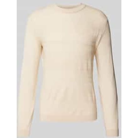 Wollen pullover met structuurmotief, model 'TRAY'