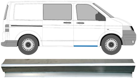 Reparatie dorpel voorste deuren voor Volkswagen Transporter T5 2003-2015