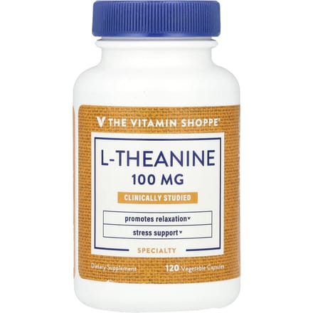 The Vitamin Shoppe, L-théanine, 100 mg, 120 capsules végétariennes