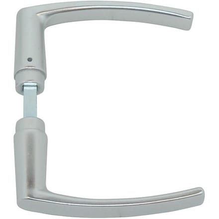 AXA deurkruk blok Aluminium (Set)