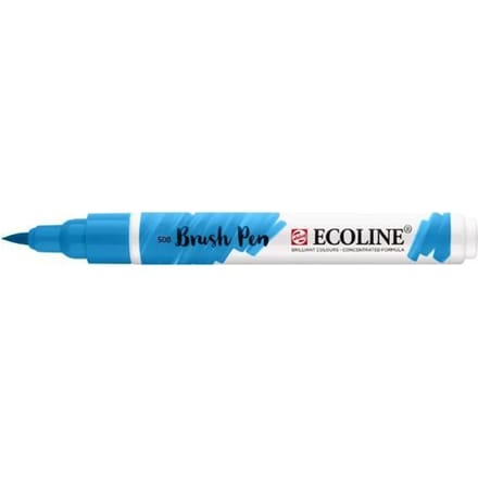 Ecoline - Brushpen - Pruisisch blauw - 508Talens