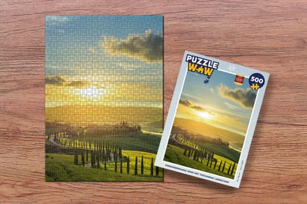 Puzzel Toscane - Zon - Italië - Legpuzzel - Puzzel 500 stukjes