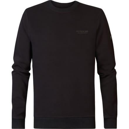 Petrol Industries - Heren Effen Sweater Canning - Zwart