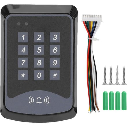 Wachtwoord Toegangscontroller Systeem Deur ID Kaartlezer Beveiligings Toetsenbord Machine gray