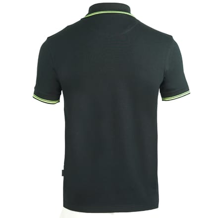 Aquascutum Aldis geel Crest zwart poloshirt