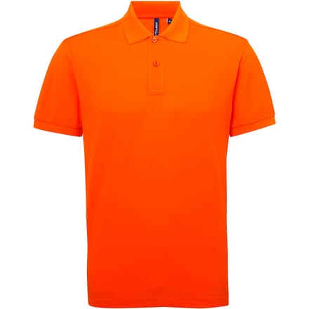Asquith & Fox Heren Poloshirt met korte mouwen Prestatiemengsel (Oranje)