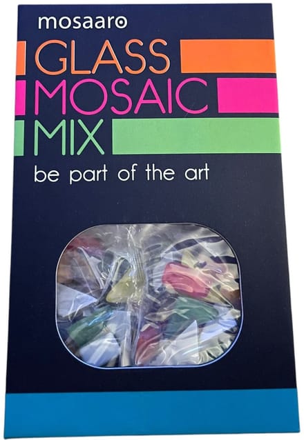 Mosaaro mozaïek speelgoedset mix blauw groen geel rood oranje creatief.
