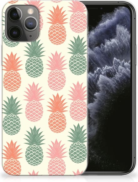 Apple iPhone 11 Pro Siliconen Case Ananas