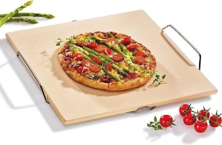 KÜCHENPROF Pizzasten med stand firkantet 41.5cm X 40.5cm