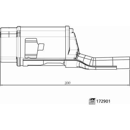 Oliefilter, versnellingsbak FEBI BILSTEIN 172901