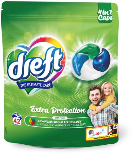 DREFT Wasmiddel Capsules Ultimate Care - 42 stuks