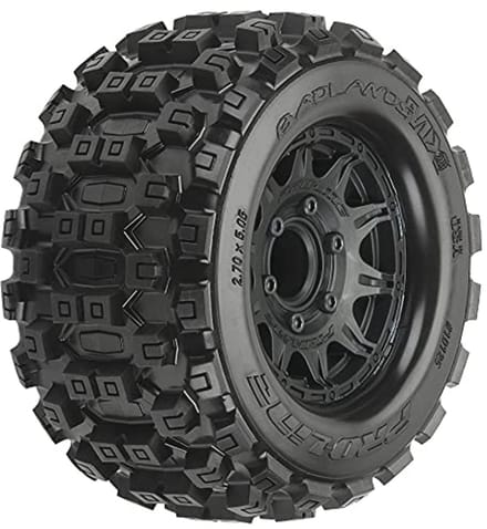 Badlands MX28 2.8 inch Bandenset voor RC Auto's - Voorgemonteerde Raid Wielen