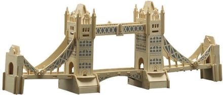 Pebaro Pebaro houten bouwpakket London Tower Bridge, 39 x 11 cm.