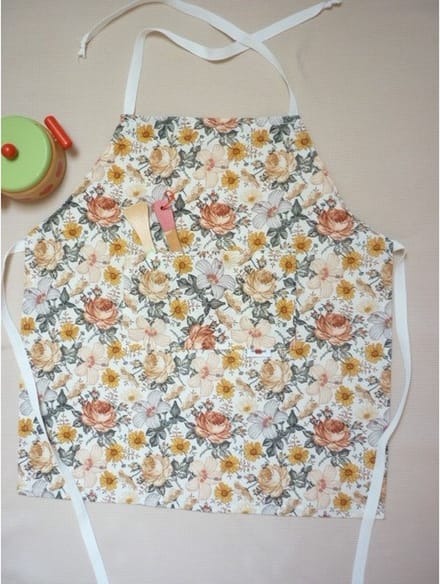 Oogappel Zomertuin Kinderschort Schort Speelkeuken (3-6 jaar)-Multicolour