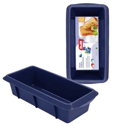 Moule à Cake - IBILI - 870005 - 30 x 10,5 x 6,5 cm - 100% Silicone - Compatible Lave-Vaisselle