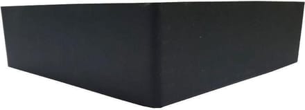 Plastic Hoekpoot - 6 cm - Zwart - Bankonderdeel