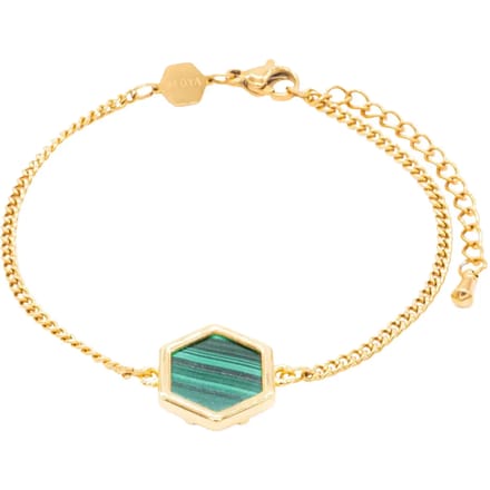Malachiet armband voor vrouwen Sloya Hexalia