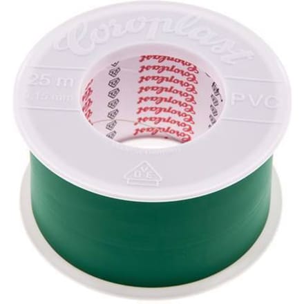 Elektrische Isolatietape Vde-Getest 50mm/25m Groen
