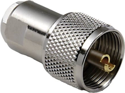 BKL Electronic 0406080 0406080 UHF-connector Stekker, recht 50 Ω 1 stuk(s)
