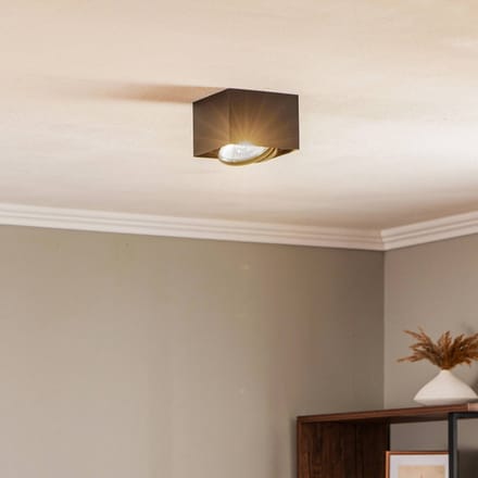 Argon Plafondspot Ronda, 1-lamp, zwart