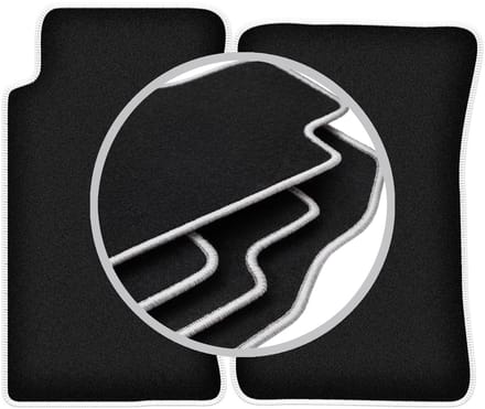 CARLUX-SILVER automatten voor: Mazda MX-5 I cabriolet (1989-1998)