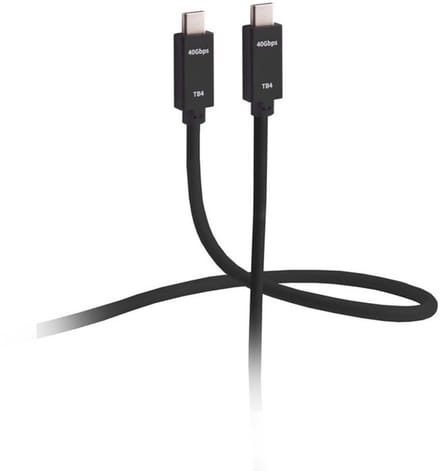 USB-C® Verbindungskabel, Typ-C Stecker auf Typ-C Stecker, TB4, UltraFlex, 1,0m