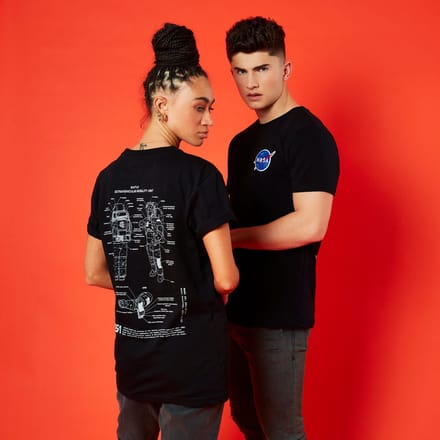 NASA Suit Up Unisex T-Shirt - Black - M