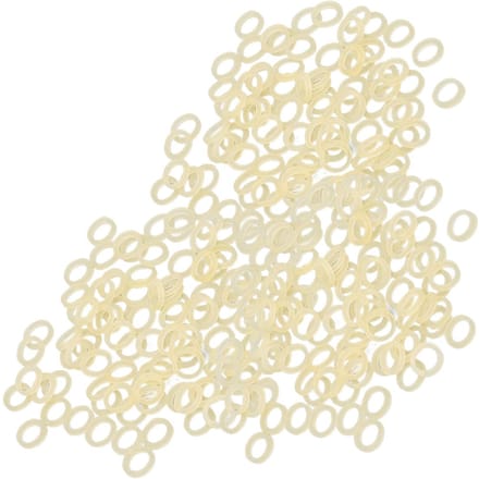 5000 Stuks 3/16 Inch Orthodontische Elastieken 5.0oz Gratis Elastiekplaatsers voor Beugels white
