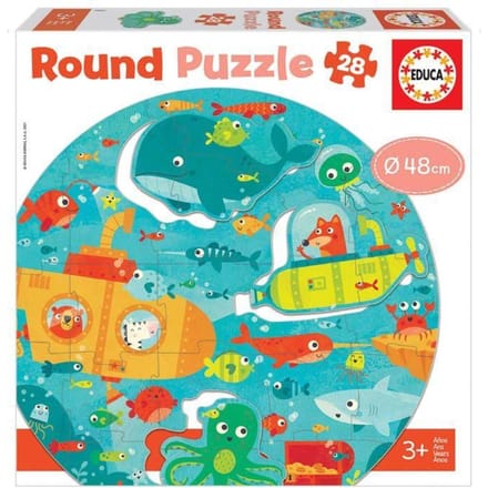 Educa - Onder water - Vorm puzzel 28 stukjes