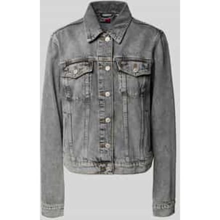 Regular fit jeansjack van puur katoen