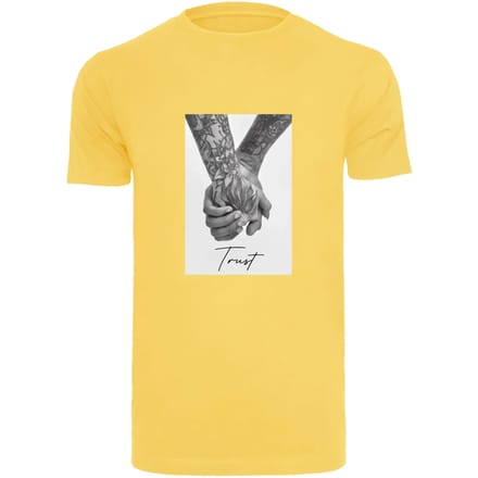 Mister Tee - Trust 2.0 Heren Tshirt - L - Geel