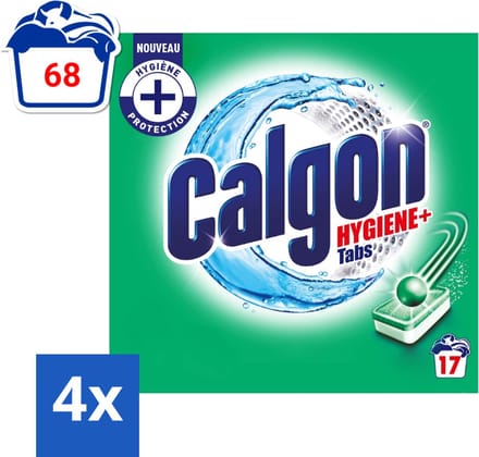 Calgon - Ontkalkingsmiddel - 221 g - 17 Capsules - Voordeelverpakking - 4 stuks