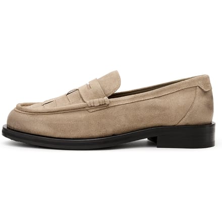 AllSaints Bloom Woven Loafer Cloudy Grey Taglia: 42 | Mocassini Outlet | Uomo | Grigio