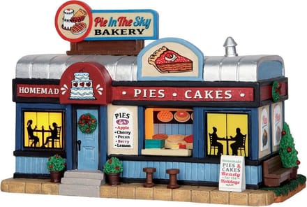Lemax - Pie In The Sky Bakery, B/o Led uit de 2017 Collectie