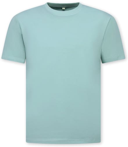 Oversized T shirt Heren - Effen T shirt Heren Blanco - MD6530 - Mint Groen