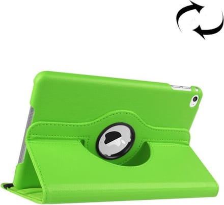 360-rotation Map Hoes Etui geschikt voor iPad Mini 4 - 5 - Groen