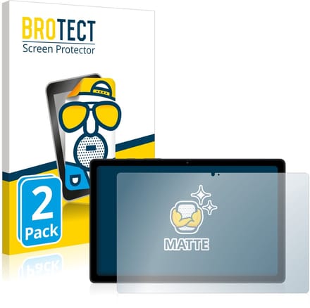 BROTECT - Screenprotector voor Samsung Galaxy Tab A7 10.4 LTE 2020 (Landschapsmodus) - Folie Beschermfolie matte 2 Stuks