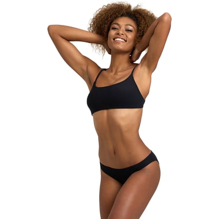 Arena Wosolid Bikini Bandeau Tie B Black Größe: 44 | Bikinis Outlet | Damen | Schwarz