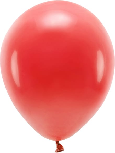 PARTYDECO - 100 pastelrode latex ballonnen 26 cm van natuurrubber