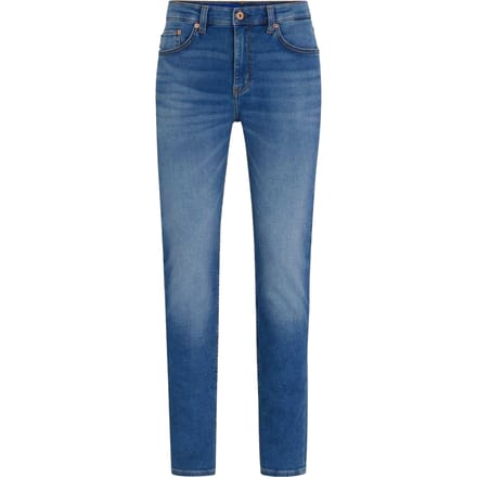 Hugo Heren Denim 5 Pockets Slim Jeans (Medium Blauw)