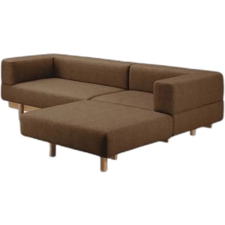 Sofa met rechters chaise longue Emko Alchemist