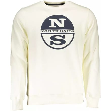 Crew Neck Sweatshirt Ns23mcrewsweatoffwhite